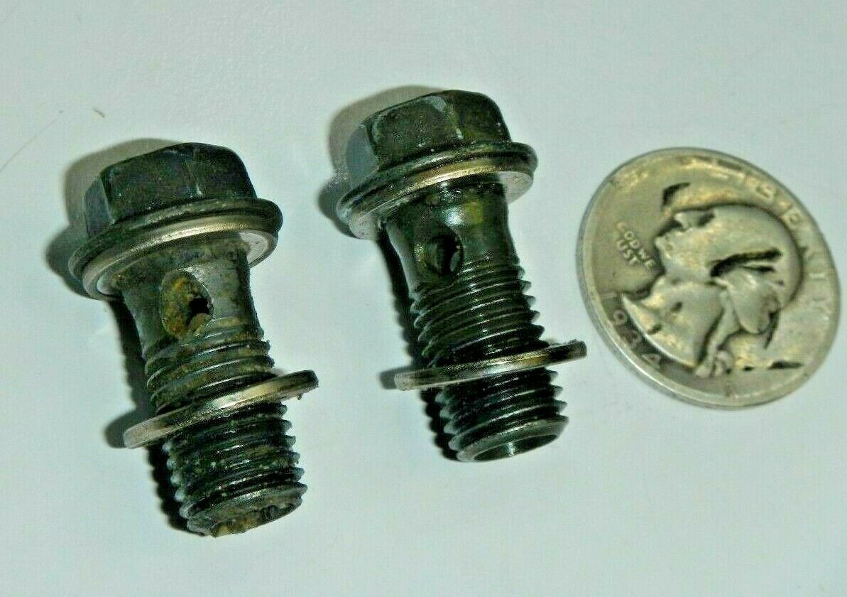 Front Brake Master Caliper Banjo Bolts 1999 99 Suzuki RM125 RM 125 - $19.30