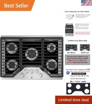 Reusable 30-Inch Gas Range Protector - Effortless Non-Stick Cleaning Sol... - $756.61 MXN