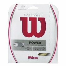 Wilson - WRZ941600 - NXT POWER Gauge 16G Tennis Raquet String - Natural Color - £20.69 GBP