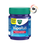 6x Jars Vicks VapoRub Menthol, Camphor &amp; Eucalyptus Oil Cough Suppressan... - €26,49 EUR