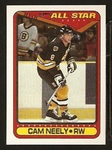 Boston Bruins Cam Neely All Star 1990 Topps Hockey Card #201 nr mt - £0.39 GBP
