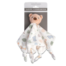 The Little Linen Company Safari Bear Lovie/Comforter - £69.21 GBP