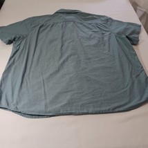 Carhartt TW4369-M Loose Fit Men's Gray Cotton Button-Down Shirt Short Sleeve 3XL image 2