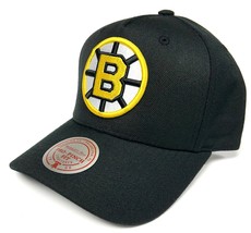 Boston Bruins NHL Mitchell &amp; Ness Black Vintage Pro Pinch Hat Cap Men&#39;s ... - $18.74