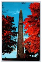 Battlefield Monument Tower Autumn Bennington Vermont VT UNP Chrome Postc... - $3.91