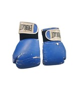 Vintage Everlast 12oz Blue Leather Boxing Gloves Pair - €43,11 EUR