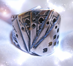 Free With $99 Haunted Ring Portal Of The Lucky Winning Hand Light Magick - £0.00 GBP