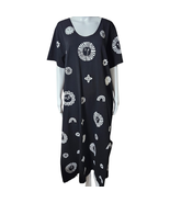 The Vermont Country Store M. Mac 3X Dress Rock Fish Black White  - $41.19