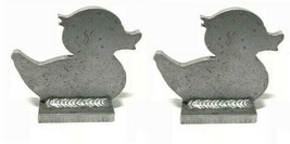 AR500 Rubber Ducky Duck Silhouette Steel Knock-Over Target 3/8&quot; Set of 2 - £22.71 GBP