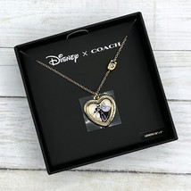 Disney Limited Edition Coach Villains Heart Necklace Cruella Maleficent Ursula - $61.68