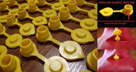 75x New Yellow Vents Gas Can Air Vent Cap Plug Diesel Water Jerry Jug Blitz - $33.24