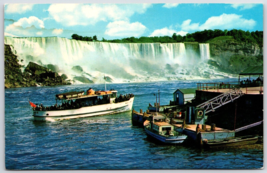 Maid of the Mist Boat Tour Niagara Falls Canada Postcard - £5.52 GBP