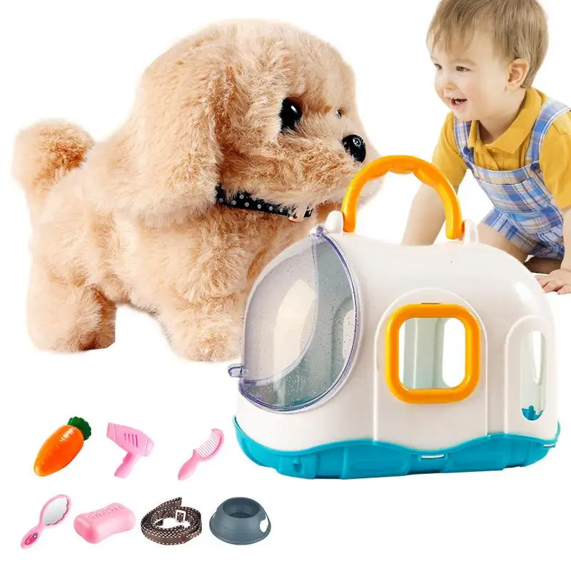 Plush Walking Pet Toy for Children Electronic Interactive Pets Soft Hair - £27.05 GBP+