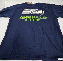 Seattle Seahawks T-Shirt Emerald City  Short Sleeve Mens Size XLarge 2016 Season - £11.31 GBP