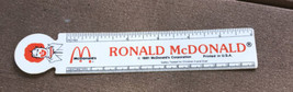 Ronald Mcdonald Promo 6-inch Vintage Ruler 1981 - £9.65 GBP