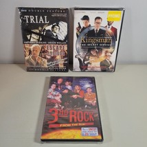 New DVD Lot 3rd Rock From The Sun Season 1 Uncut The Trial, Escape, Kingsman - £11.95 GBP