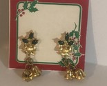 Bell Earrings Christmas Decoration Holiday XM1 - $7.91