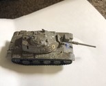 Zylmex T 401 M60 A1 Tank Vintage Metal die cast 1.87 scale Hong Kong col... - £17.71 GBP