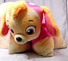 Paw Patrol Skye Pillow Pets Nickelodeon Stuffed Animal Plush Toy Pink Girl Dog - £14.51 GBP