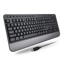 Multimedia Usb Keyboard Wired - Take Control Of Your Media - Full Size Wired Key - £33.32 GBP