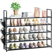 Shoe Rack 5 Tier Shoe Organizer Shoe Storage 20-25 Pairs For Closet Entryway Hol - £38.59 GBP