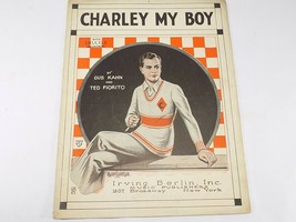 Antique Sheet Music 1924 Charley My Boy Irving Berlin Inc. - £7.11 GBP