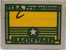 TOM PETTY - VINTAGE 1978 ORIGINAL CLOTH CONCERT TOUR BACKSTAGE PASS - $20.00