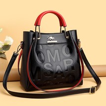 Handbags Designer Letter Pu Leather Women Shoulder Bags High Capacity Ladies Cro - £34.85 GBP