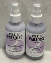 2 Isle Of Paradise Dark Self-Tanning Water Bronzed Glow 6.76 oz - $31.85