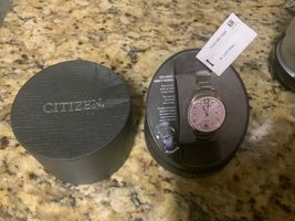 Citizen FE6100-59X Pink Face Women&#39;s Eco Drive Stainless Steel  Watch - £69.55 GBP+