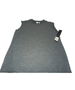 NEW Mens L LEG3ND Muscle TANK TOP Dry Moisture Wicking Fabric GRAY $28 R... - £11.64 GBP