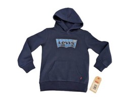 Boys Levi&#39;s Hoodie Size 4 Pullover Navy New With Tags - £9.81 GBP