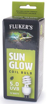 [Pack of 4] Flukers Sun Glow Tropical Fluorescent 5.0 UVB Bulb 13 watt - £70.38 GBP