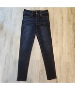 American Eagle Hi Rise Jegging Super Super Stretch X Size 6 Skinny Jeans - $461.81 MXN
