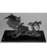SPI San Pacific Int&#39;l BRONZE SEA SCULPTURE Dolphin Turtle StingRay Fish ... - $3,010.49 MXN