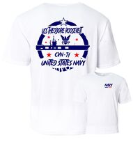 USS THEODORE ROOSEVELT CVN-71  Performance T-Shirt.  US NAVY - $22.95+