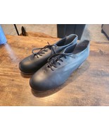 CAPEZIO leather TAP SHOES  Ladies Black WOMENS Size 7.5 W - $94.73 CAD