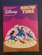 DISNEY SHOWTIME MUSIC BOOK 5 FINGER PIANO SOLOS WITH OPTIONAL ACCOMPANIMENT - $5.00