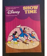 DISNEY SHOWTIME MUSIC BOOK 5 FINGER PIANO SOLOS WITH OPTIONAL ACCOMPANIMENT - $5.00
