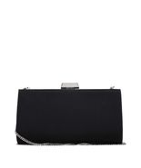 Jimmy Choo Black Satin Clutch Bag Women - $779.99