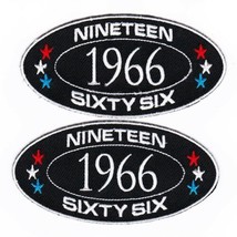 1966 SEW/IRON ON PATCH EMBROIDERED BADGE EMBLEM CHEVROLET FORD DODGE PON... - £10.20 GBP