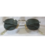 DKNY sunglasses dark lens Silver Frame Leroy model - $40.00