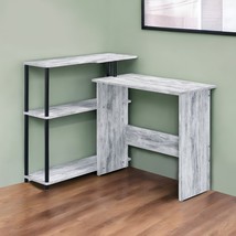 39&quot; Antiqued White L Shape Writing Desk - $288.59 CAD
