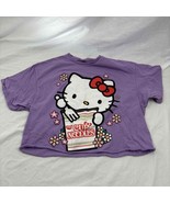 Hello Kitty Cup Noodles Unisex T-Shirt Purple Short Sleeve Crew Neck 2X-... - £10.95 GBP