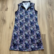 Daily Sports Sleveless Floral Dress Size M Golf Tennis Pickleball Pocket... - €34,05 EUR