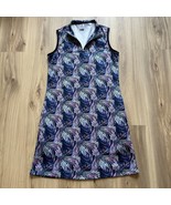 Daily Sports Sleveless Floral Dress Size M Golf Tennis Pickleball Pocket... - $55.68 CAD
