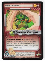 DBZ CCG Dragon Ball Z Tien&#39;s Tri-Beam SCORE Trading Card #91 EUC Sleeved  - $1.85