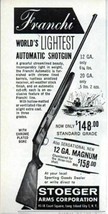 1957 Print Ad Franchi LightWeight Automatic Shotguns Stoeger Arms Long Island,NY - $8.05