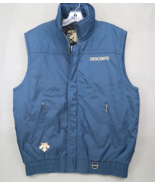 Vintage 90s Descente Ski Insulated Vest Jacket Zip/Snap Pocket Blue Adult L - $47.85