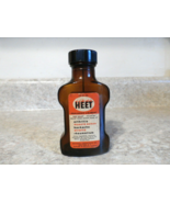 EMPTY HEET ANALGESIC LINIMENT BOTTLE WITH LABEL AND TOP WITH APPLICATOR - £7.00 GBP